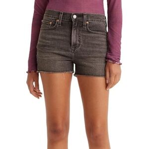 Levi's Women’s High Rise Denim Jean Shorts, Dark Gray, Sz 16/33, NWT